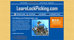 Desktop Screenshot of learnlockpicking.com